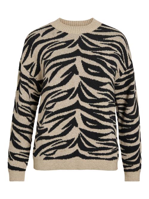 VILA Pullover  beige / sort