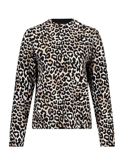 GERRY WEBER Pullover  cappuccino / sort / hvid