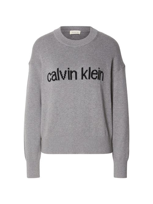 Se Calvin Klein Jeans Pullover  grå / sort ved About You