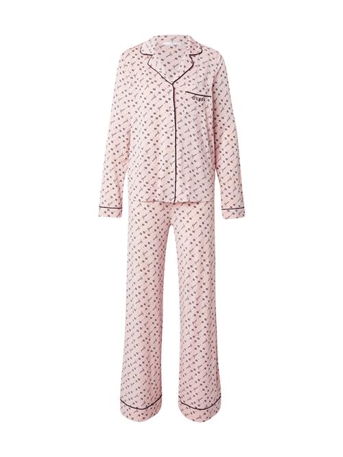 Se GUESS Pyjamas 'SASHA'  lyserød / sort ved About You