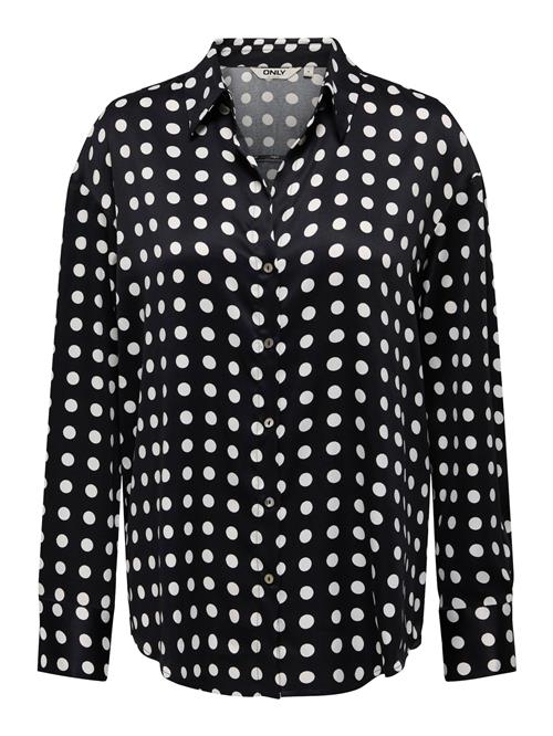 ONLY Bluse 'LYDIA'  sort / hvid