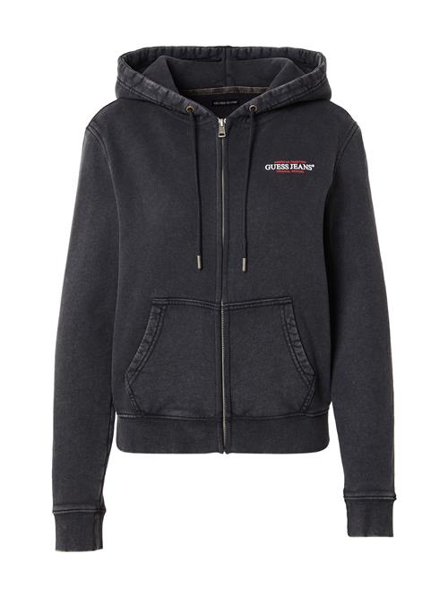 GUESS JEANS Sweatjakke 'MINI AMERICA'  rød / sort / hvid
