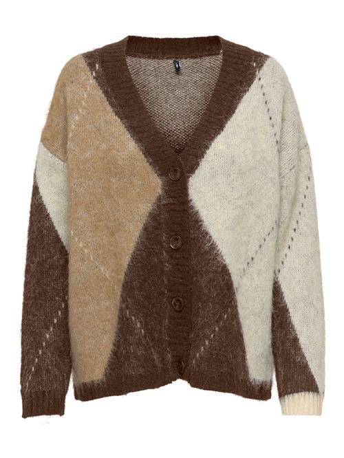 ONLY Cardigan 'NOEME'  beige-meleret / brun
