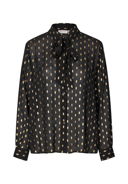 Masai Bluse 'MaInoria'  guld / sort