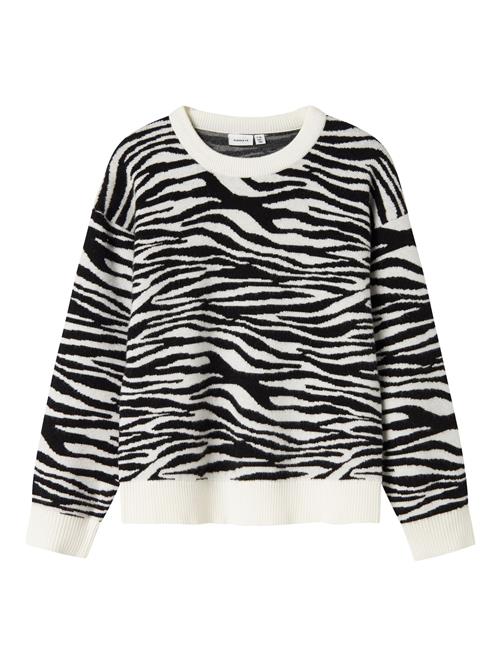 NAME IT Pullover  sort / hvid
