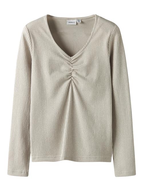 NAME IT Langærmet Bluse Sabi Cement
