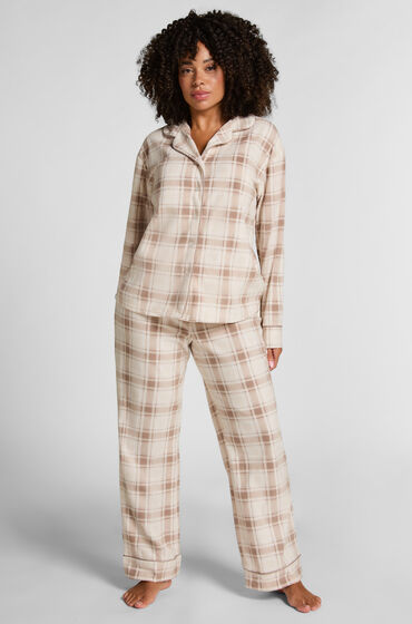 Hunkemöller Pyjamas polarfleece Hvid