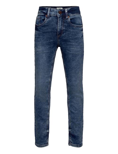 Staffan Straight Jersey-Jeans Med Almindelig Talje Lindex Blue