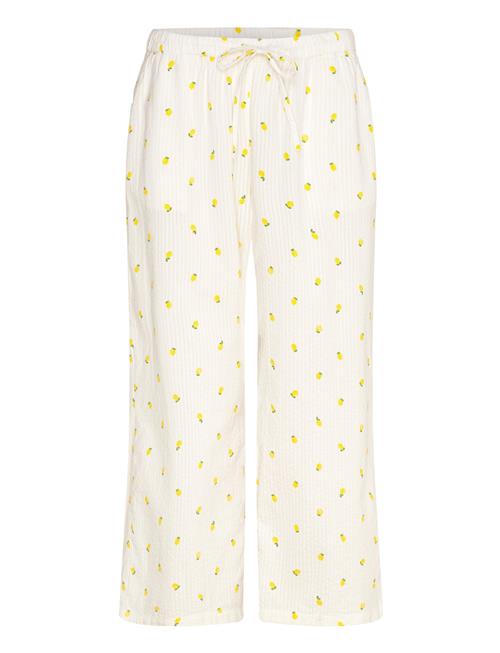 Pyjamasbyxor I Bäckebölja Lindex White