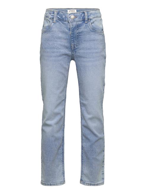 Staffan Straight Leg Jeans I Denimtrikã¥ Lindex Blue