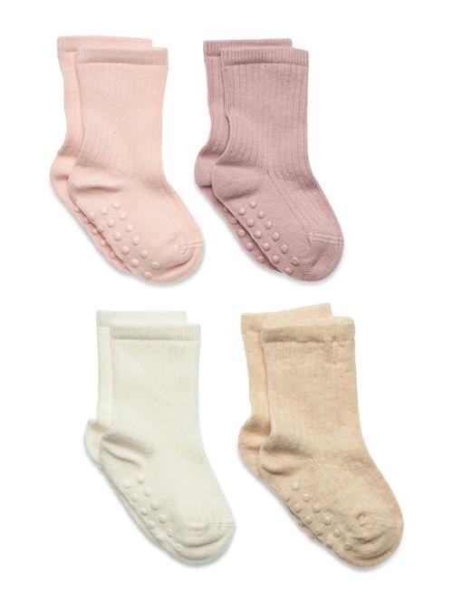 Sock 4P Rib Solid Lindex Patterned