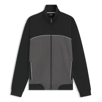 BOSS Tracksuit Jacket Grå/Sort X-Large Herre
