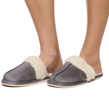 Triumph Closed Toe Slippers Grå polyester Medium Dame