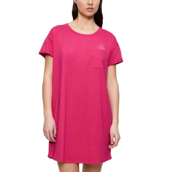 Triumph Nightdress Short Sleeve Mørkrosa  bomuld 36 Dame