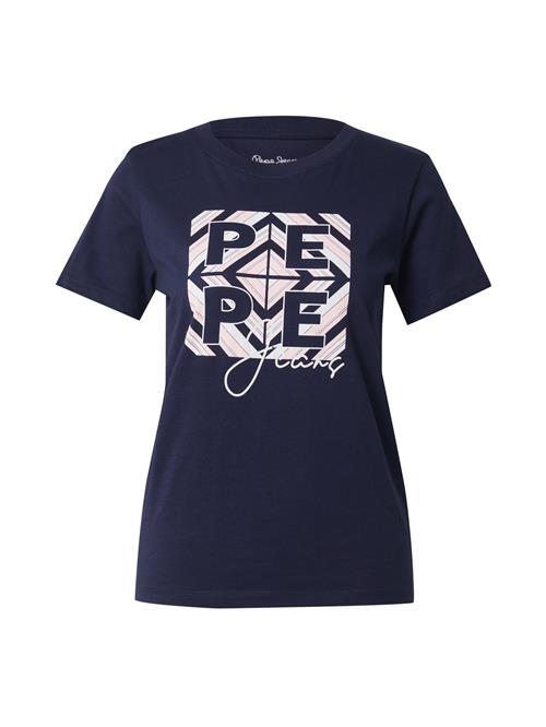 Pepe Jeans Shirts 'BITE'  navy / pastelpink / hvid