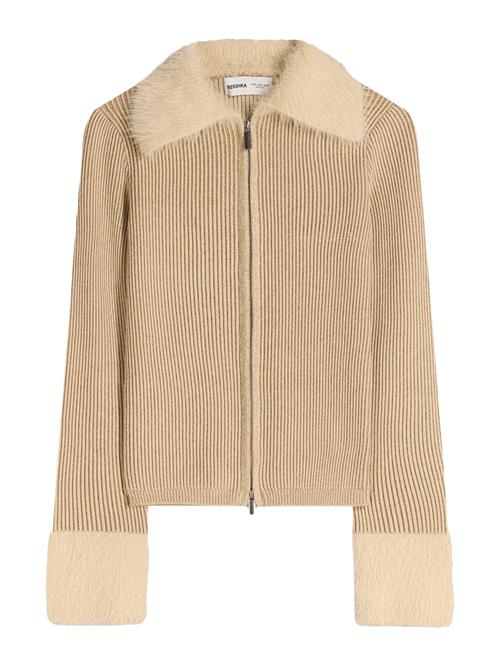 Bershka Cardigan  sand / mørkebeige