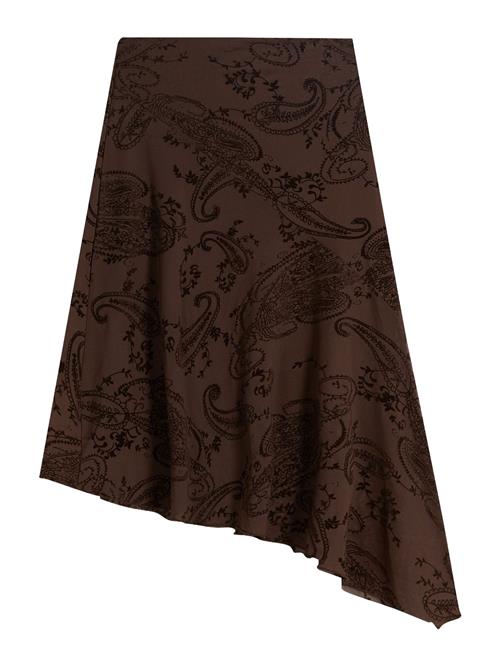 Bershka Nederdel  cappuccino / mørkebrun