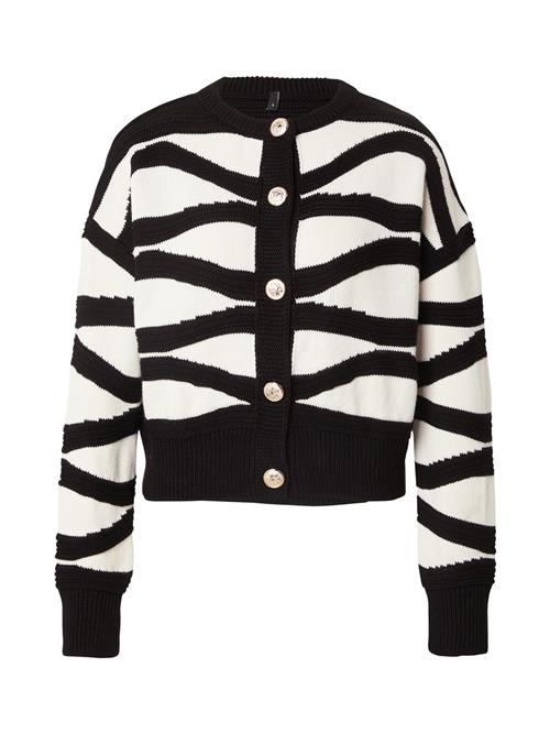 Trendyol Cardigan  sort / hvid