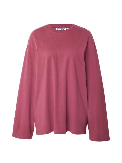 WEEKDAY Oversized bluse  mørk pink