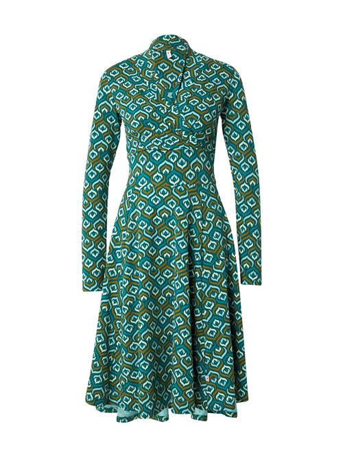 Blutsgeschwister Kjole 'Shalala Tralala Shawl'  oliven / petroleum / mint / gran