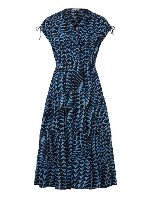 Tiered Poplin Midi Dress Scotch & Soda Black