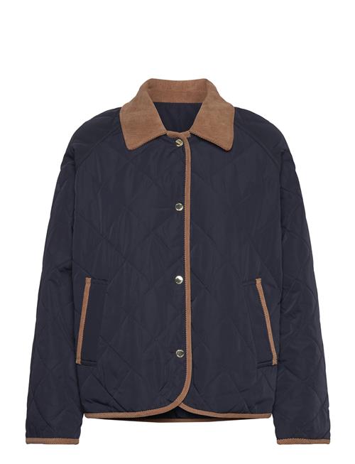 Se Quilted Reversible Jacket Tommy Hilfiger Navy ved Booztlet