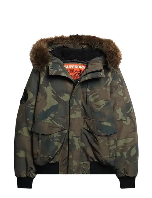 Everest Hooded Puffer Bomber Superdry Patterned