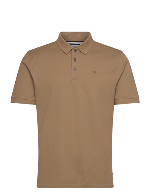 Quad Polo Calvin Klein Golf Beige