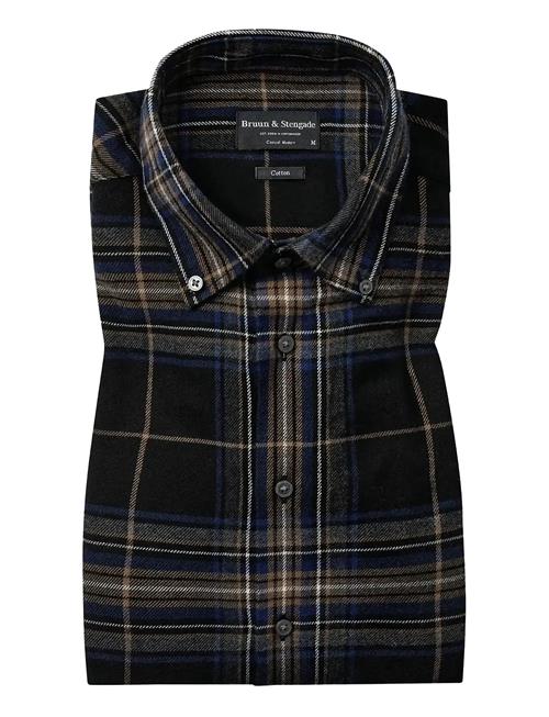 Bs Shanin Casual Modern Fit Shirt Bruun & Stengade Blue