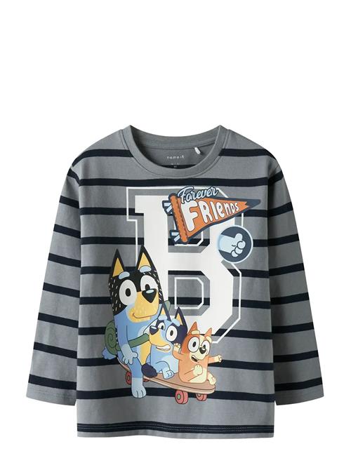 Nmmsulli Bluey Ls Nreg Top Sky Name It Grey