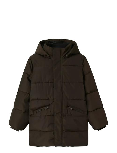 Nkfmedow03 Puffer Jacket Long Fo Name It Brown