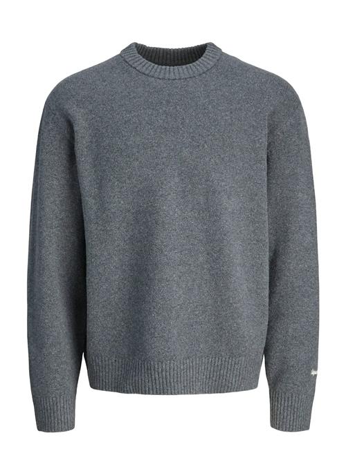 Jack & Jones -Jornorrebro Knit Crew Neck Ln Jnr Jack & J S Grey
