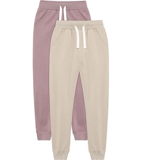 Minymo Sweatpants - 2-pak - Elderberry