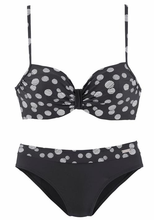Se LASCANA Bikini  marin / hvid hos About You