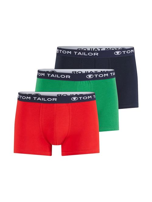 TOM TAILOR Boksershorts  marin / græsgrøn / carminrød