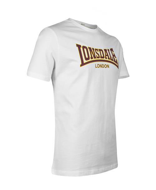 LONSDALE Bluser & t-shirts 'Classic'  gylden gul / vinrød / hvid