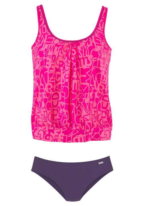 VENICE BEACH Tankini  mørkelilla / pink / lys pink