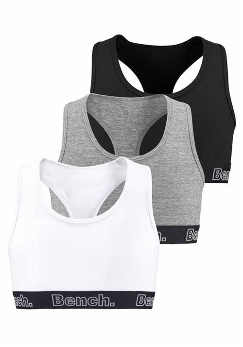 BENCH Undertrøje  grå / sort / hvid