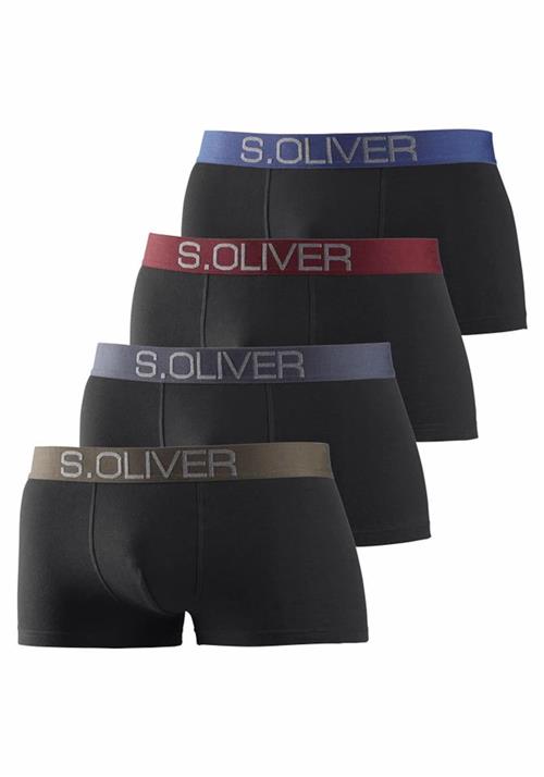 s.Oliver Boksershorts  blandingsfarvet / sort