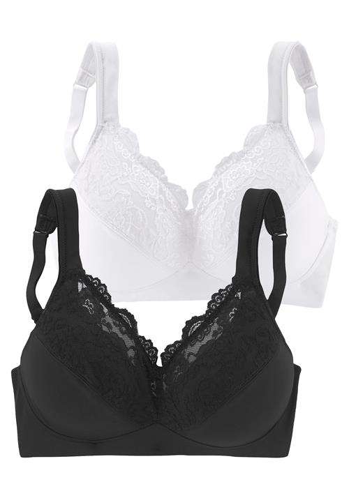 Se PETITE FLEUR BH  sort / hvid hos About You