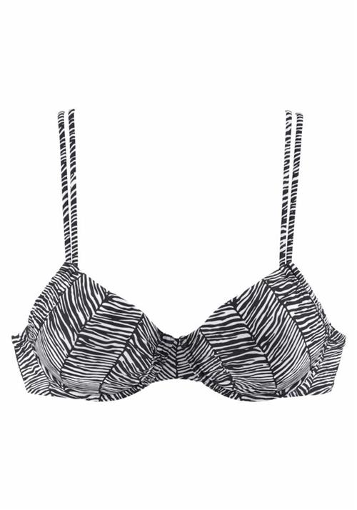 VENICE BEACH Bikinioverdel 'Sugar'  sort / hvid