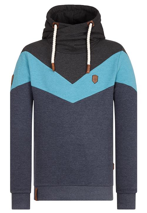 naketano Sweatshirt 'Kifferboarder'  aqua / blå-meleret