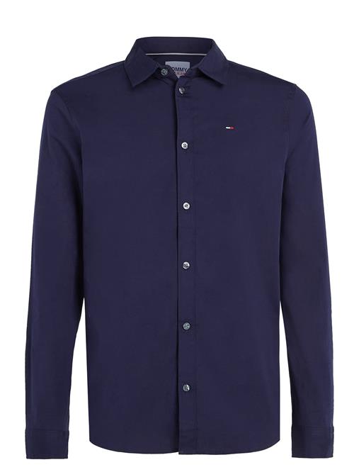 Tommy Jeans Skjorte  mørkeblå / rød / hvid
