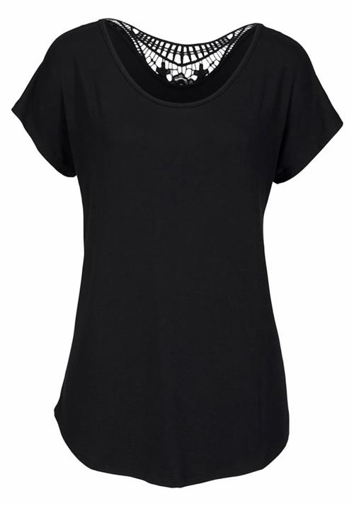 Se LASCANA Shirts  sort hos About You