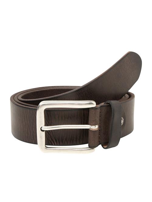 VANZETTI Bælte  mørkebrun / sølv