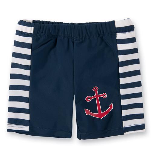 PLAYSHOES Badebukser  navy / brandrød / hvid