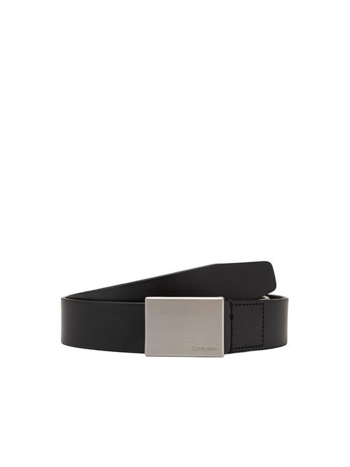 Calvin Klein Bælte 'Formal Plaque'  sort