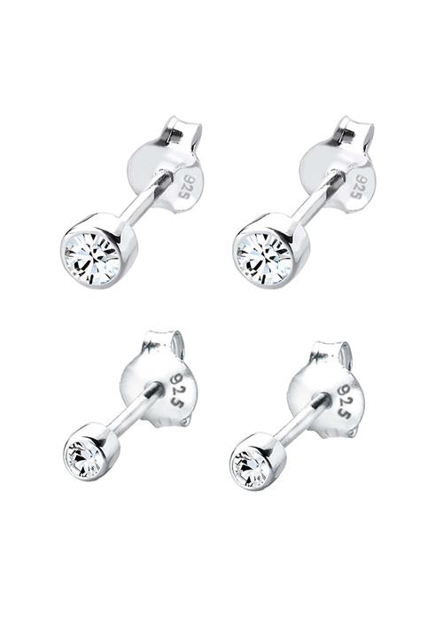 ELLI Øreringe 'Kristall'  sølv