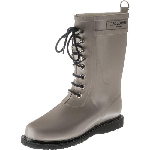 ILSE JACOBSEN Gummistøvler 'Rub 15'  røggrå / sort