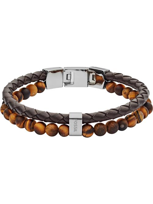 FOSSIL Armbånd  karamel / choko